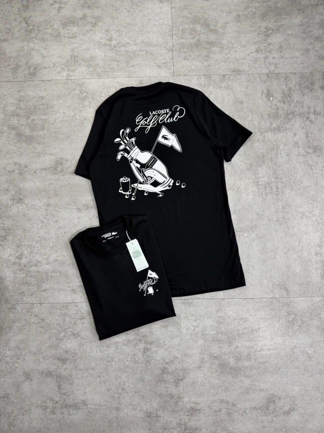 Camiseta Lacoste - Preto
